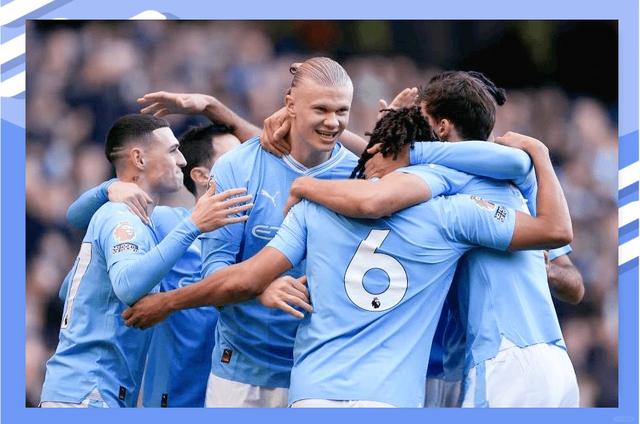 曼城豪取连胜,领跑英超积分榜 曼城豪取连胜,领跑英超积分榜